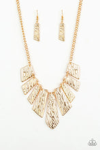 Load image into Gallery viewer, Texture Tigress Gold Necklace