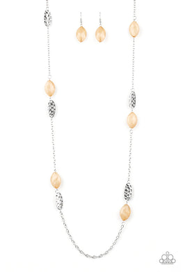 Beachfront Beauty Brown Necklace