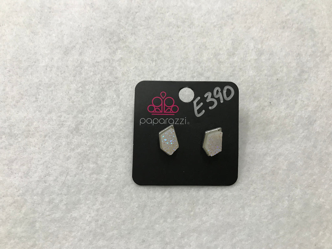 Starlet Shimmer Pave White Earrings #390