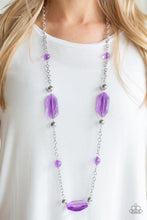 Load image into Gallery viewer, Crystal Charm Purple Necklace