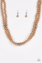 Load image into Gallery viewer, Put On Your Party Dress Brown Necklace