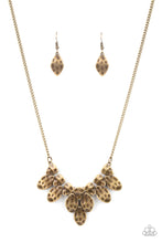 Load image into Gallery viewer, Rustic Smolder Brass Necklace