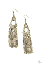 Load image into Gallery viewer, Insane Chain Brass Earrings