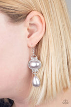 Load image into Gallery viewer, Icy Shimmer Silver Earrings