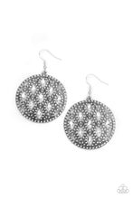 Load image into Gallery viewer, Medallion Stallion White Earrings