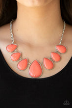 Load image into Gallery viewer, Drop Zone Orange Necklace