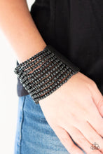 Load image into Gallery viewer, Jamaican Me Jam Black Wood Bracelet