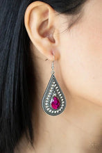 Load image into Gallery viewer, Metro Masquerade Pink Earrings