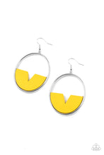 Load image into Gallery viewer, Island Breeze Yellow Wood Earrings