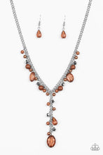 Load image into Gallery viewer, Crystal Couture Brown Necklace