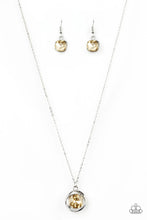 Load image into Gallery viewer, Dazzle in Diamonds Brown Necklace