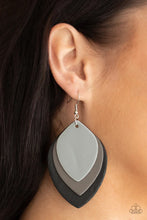 Load image into Gallery viewer, Light as a Leather Black Earrings