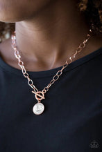 Load image into Gallery viewer, She Sparkles On Copper Necklace