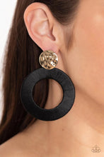 Load image into Gallery viewer, Strategically Sassy Black Earrings