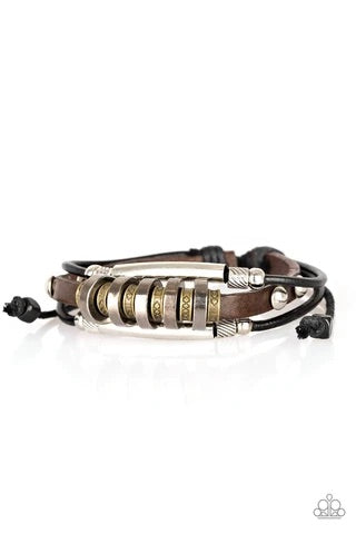 Urban Backpacker Black Urban Bracelet