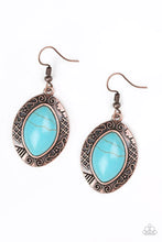 Load image into Gallery viewer, Aztec Horizons Copper Earrings
