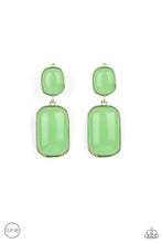 Load image into Gallery viewer, Meet Me at the Plaza Green Clip On Earrings