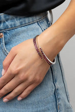 Load image into Gallery viewer, Sideswiping Shimmer Red Hinged Bracelet