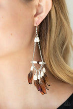 Load image into Gallery viewer, Haute Hawk White Earrings