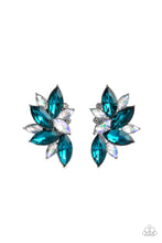 Load image into Gallery viewer, Instant Iridescence Blue Post Earrings