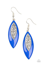 Load image into Gallery viewer, Venetian Vanity Blue Earrings