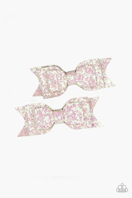 Sugar and Spice White Hair Clips