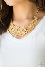 Load image into Gallery viewer, Petunia Paradise Gold Necklace
