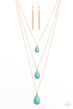 Load image into Gallery viewer, Mountain Tears Blue Necklace