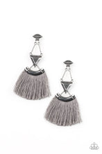 Load image into Gallery viewer, Puma Prowl Silver Tassel Earrings