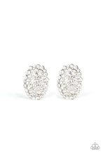 Load image into Gallery viewer, Daring Dazzle White Post Earrings
