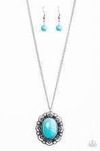 Load image into Gallery viewer, Sun and Sandstone Blue Necklace