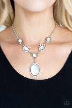 Load image into Gallery viewer, Metro Medallions White Necklace