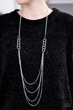 Load image into Gallery viewer, Ring It On Silver Necklace