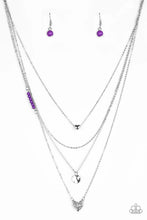 Load image into Gallery viewer, Gypsy Heart Purple Necklace