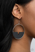 Load image into Gallery viewer, Island Breeze Black Wood Earrings