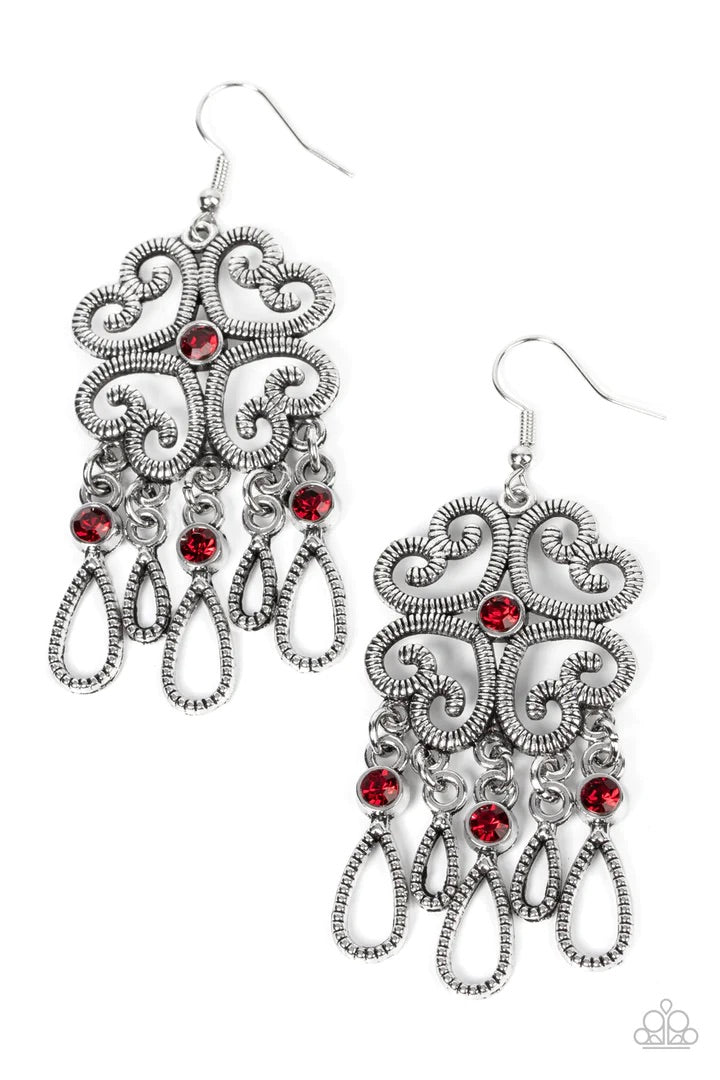 Majestically Makeover Red Earrings