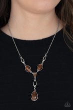 Load image into Gallery viewer, Ritzy Refinement Brown Necklace