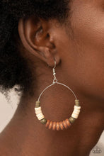 Load image into Gallery viewer, Earthy Esteem Brown Earrings