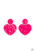 Load image into Gallery viewer, Just a Little Crush Pink Earrings