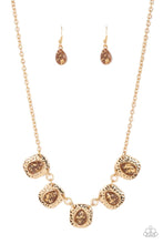 Load image into Gallery viewer, Mayan Masterpiece Brown Necklace