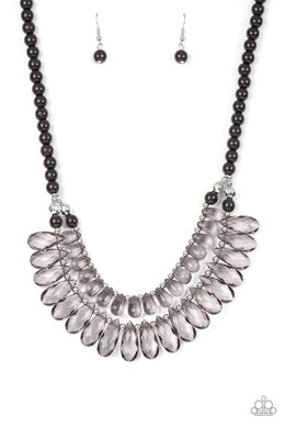 All Across the Globetrotter Black Necklace