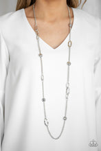 Load image into Gallery viewer, Duchess Dazzle Silver Necklace