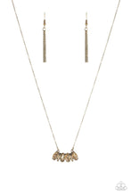 Load image into Gallery viewer, Deco Decadence Brass Necklace
