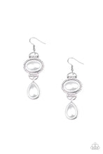 Load image into Gallery viewer, Icy Shimmer White Earrings