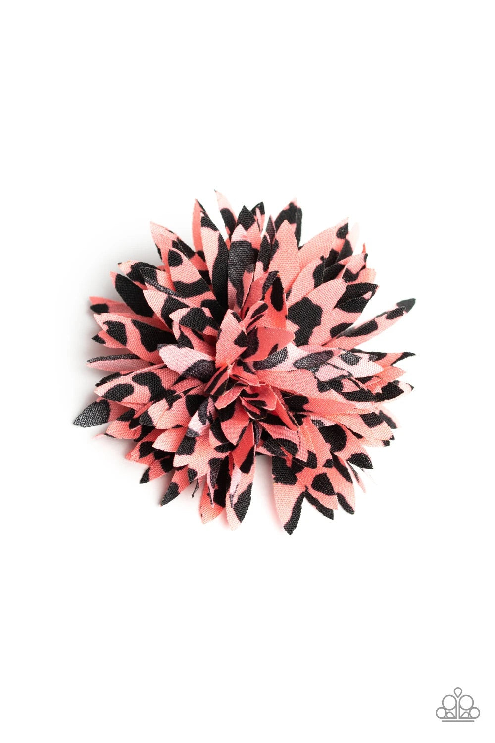 Splattered Splendor Pink/Black Hair Clip