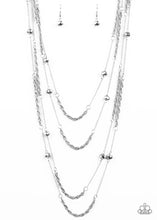 Load image into Gallery viewer, Open for Opulence Silver Necklace