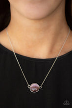 Load image into Gallery viewer, Rose Colored Glasses Purple Necklace