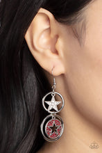 Load image into Gallery viewer, Liberty and Sparkle for All Red Earrings