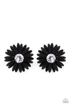 Load image into Gallery viewer, Sunshiny Daisy Black Post Earrings
