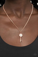 Load image into Gallery viewer, Prized Key Player Copper Necklace
